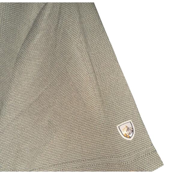 Kuhl Heather Olive Green SS Pockets Engineered Polo Shirt Mens XL Hiking Outdoor - Picture 5 of 7